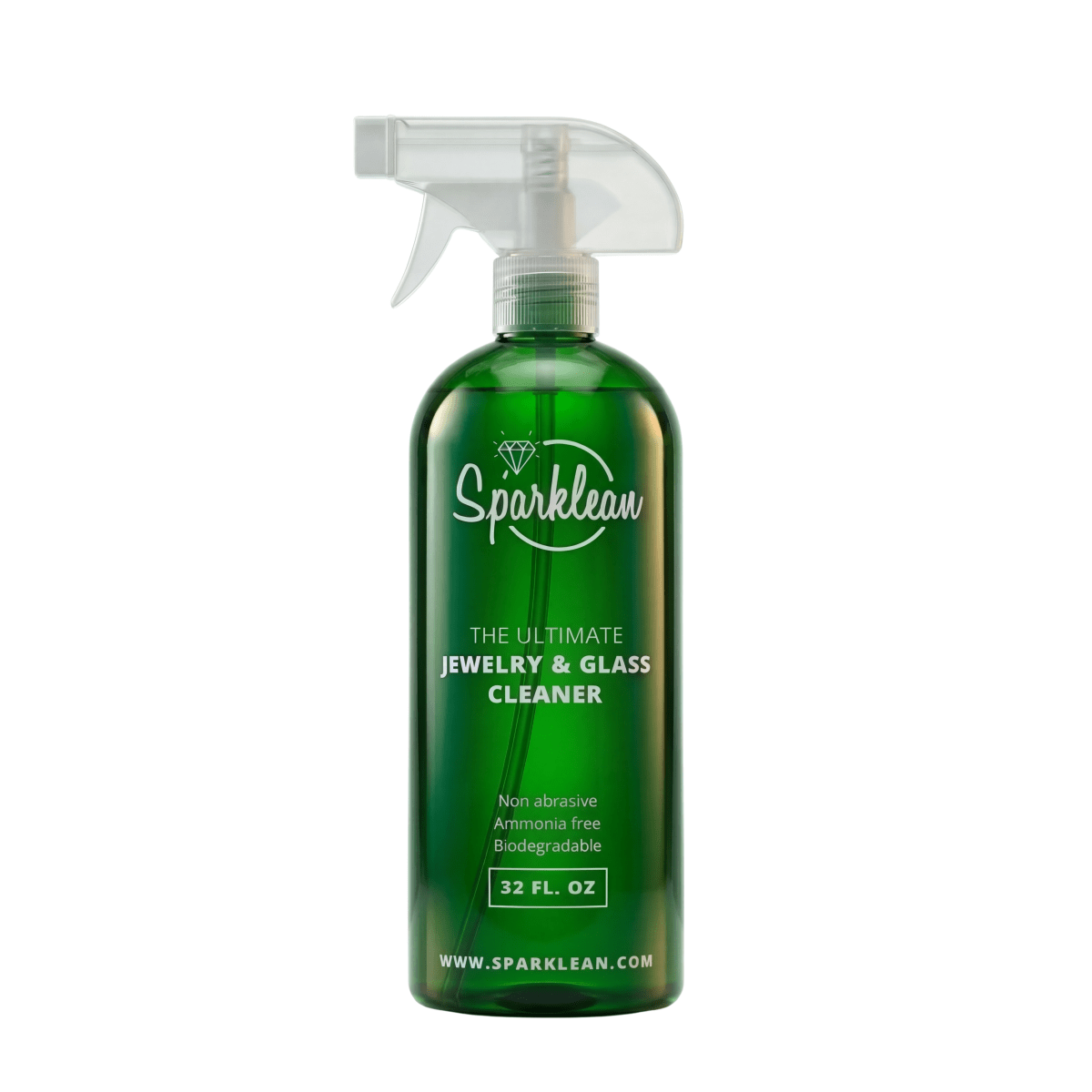 Spray Originale Sparklean — Detergente Vegetale Multi-Superfici per Gioielli, Orologi, Occhiali & Schermi