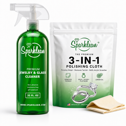Sparklean® Cleaning Kit Bundle — Professional Spray + Polishing Cloth (save $70)