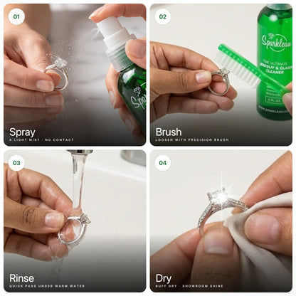 Kit Definitivo de Limpeza Sparklean® — Spray + Pano de Polimento