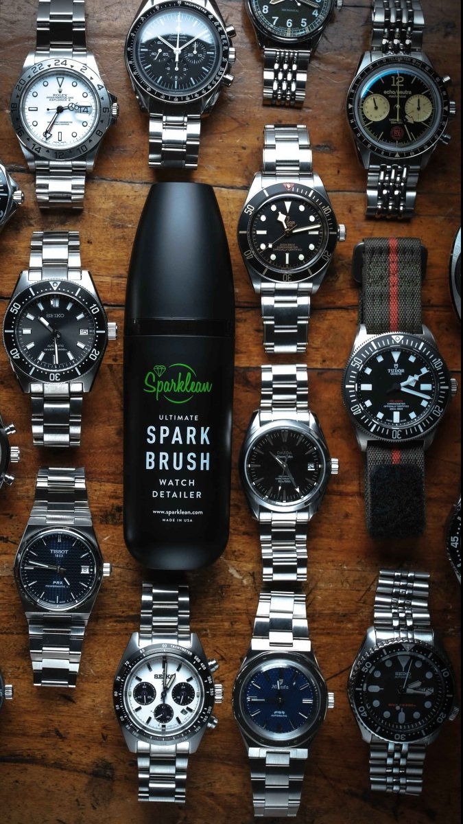SparkBrush Soft-Bristle Jewelry Cleaner for Gentle Care on All Metals, Jewelry, & Watches