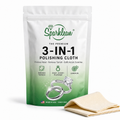 Sparklean® Professional Polishing Cloth — dual-layer cloth with embedded non-abrasive compound for gold, silver, brass and copper. Lasts up to 1 year