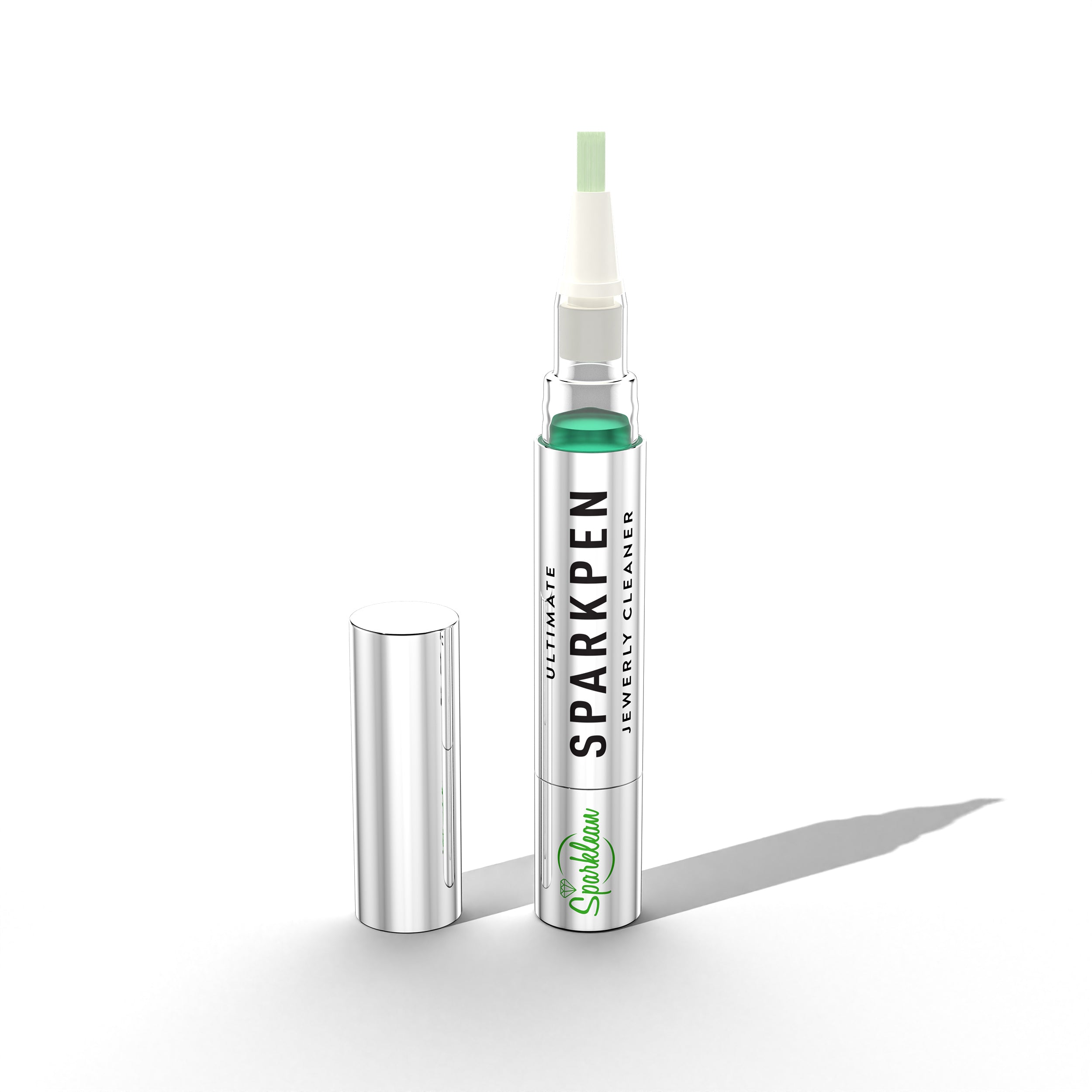 Sparklean Sparkpen: Natural, Non-Abrasive Fine-Tip Jewelry Cleaner – Ideal for Diamonds, Precious Metals, and Gemstones